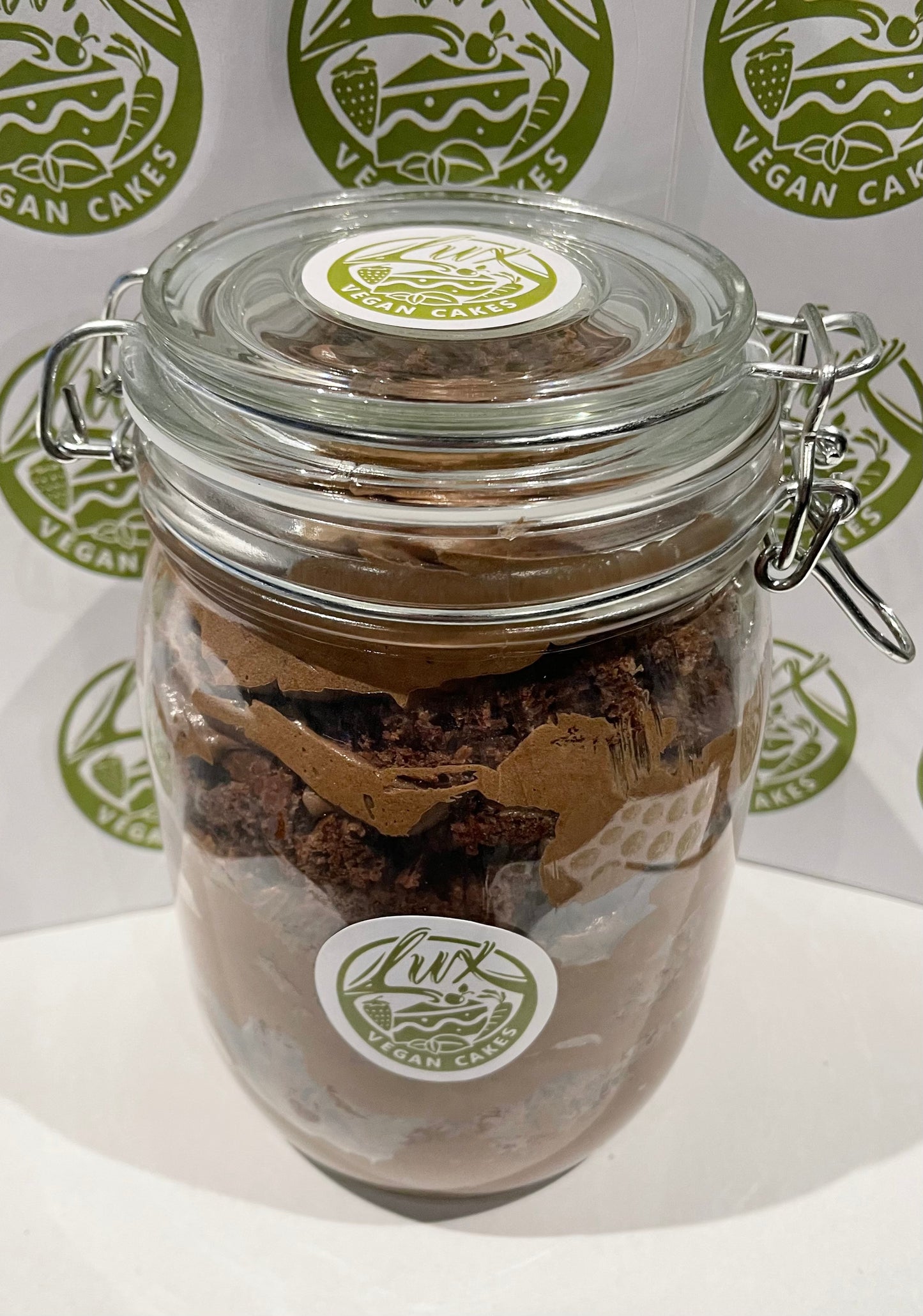 XL Chocolate Cake in a Jar