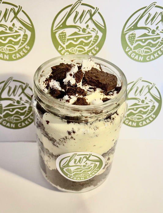 Gluten free Vegan chocolate Oreo Medium Cake Jars