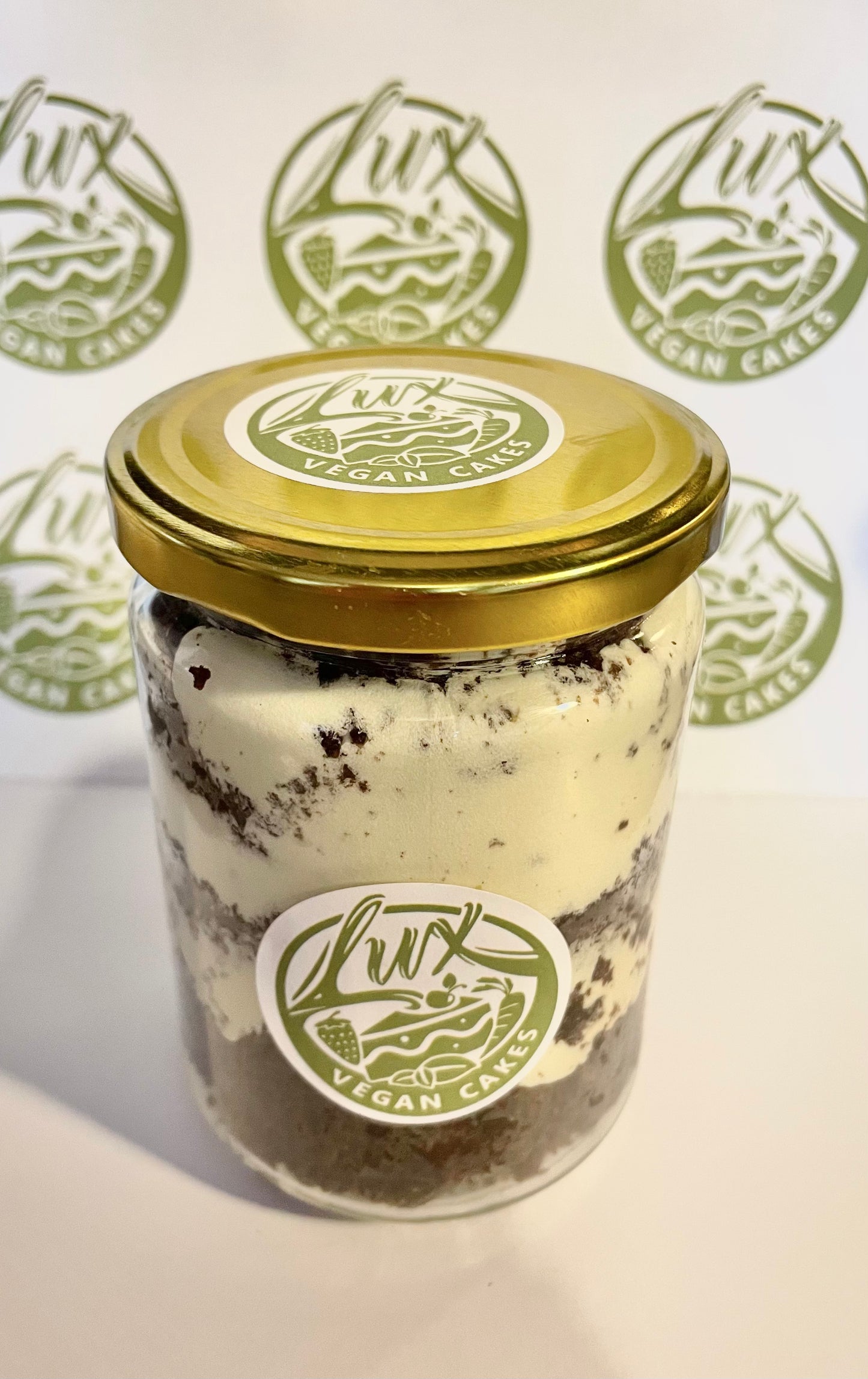 Gluten free Vegan chocolate Oreo Medium Cake Jars