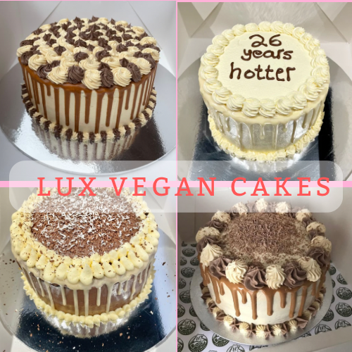 Custom made vegan cakes