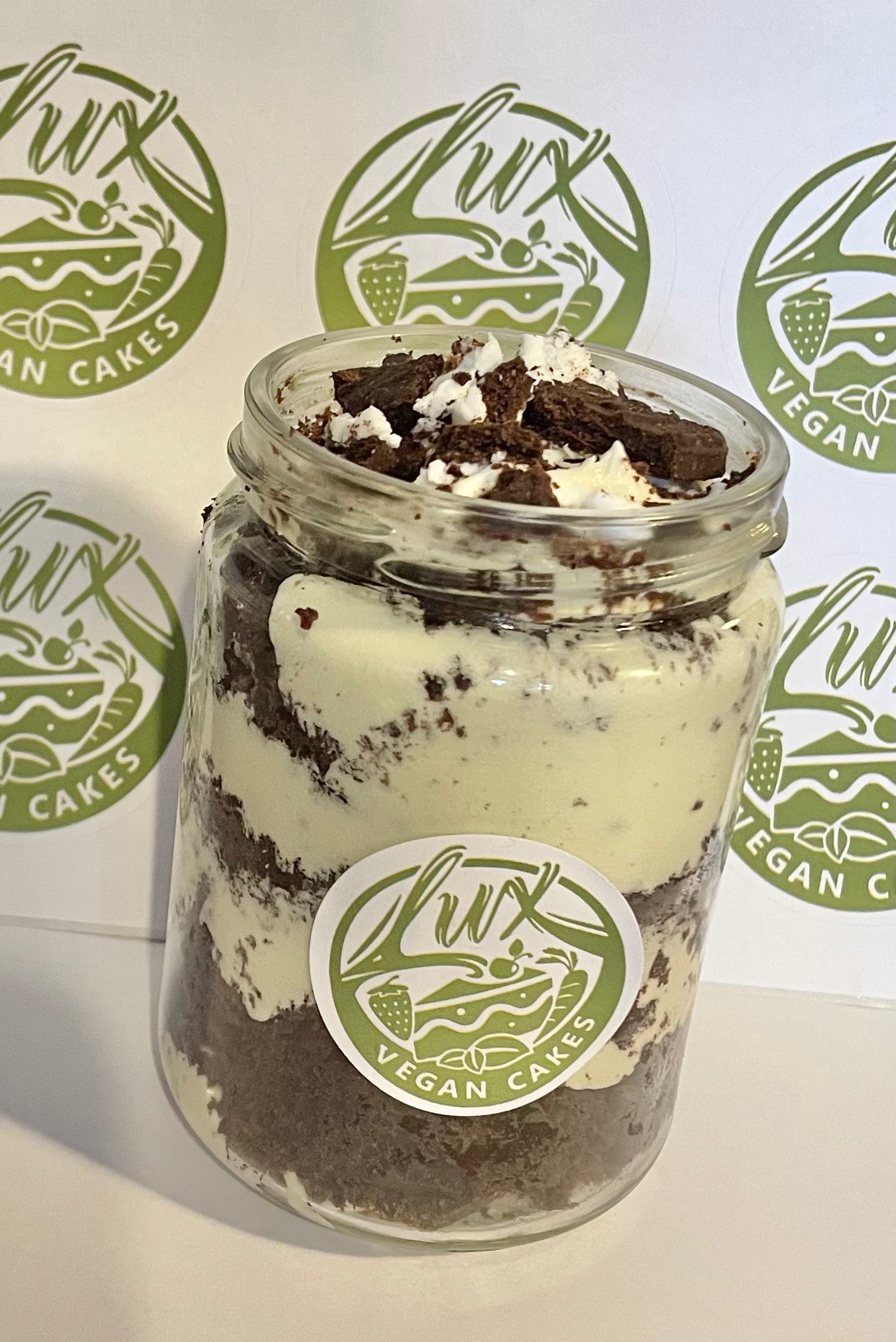 Gluten free Vegan chocolate Oreo Medium Cake Jars
