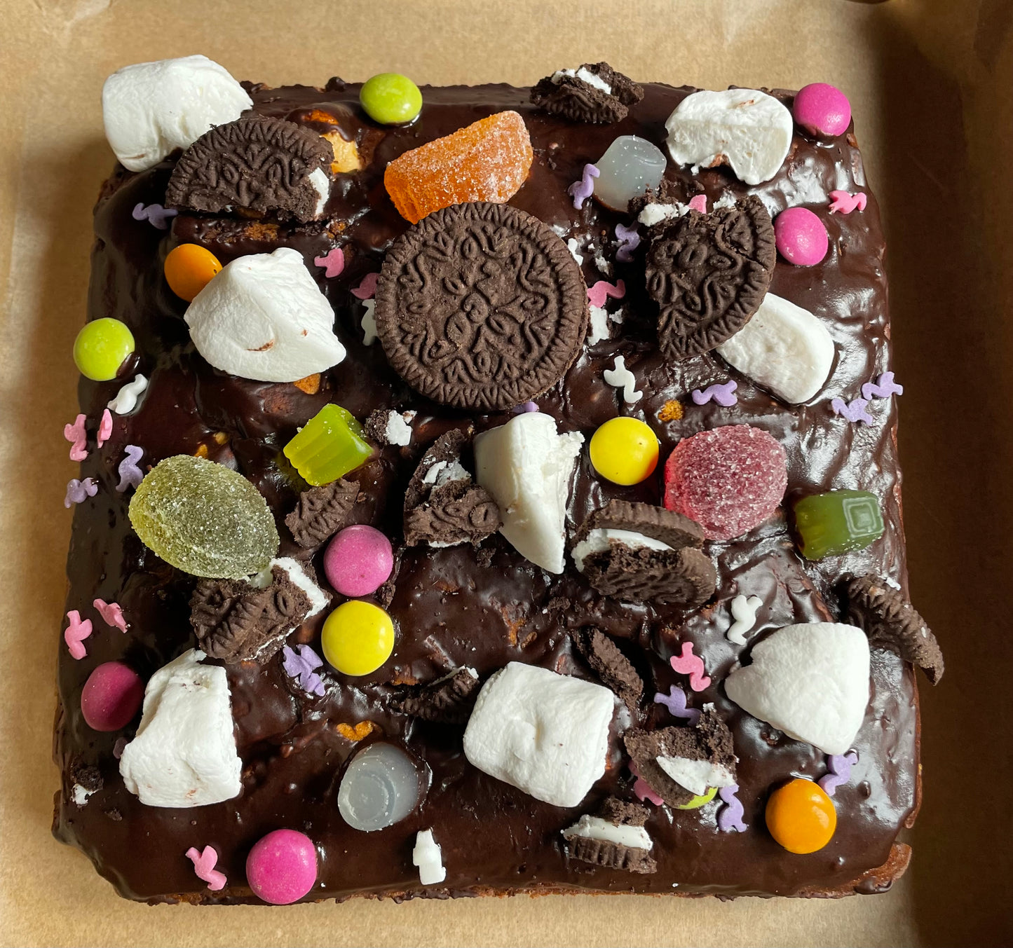 Rocky Road Freak Cake