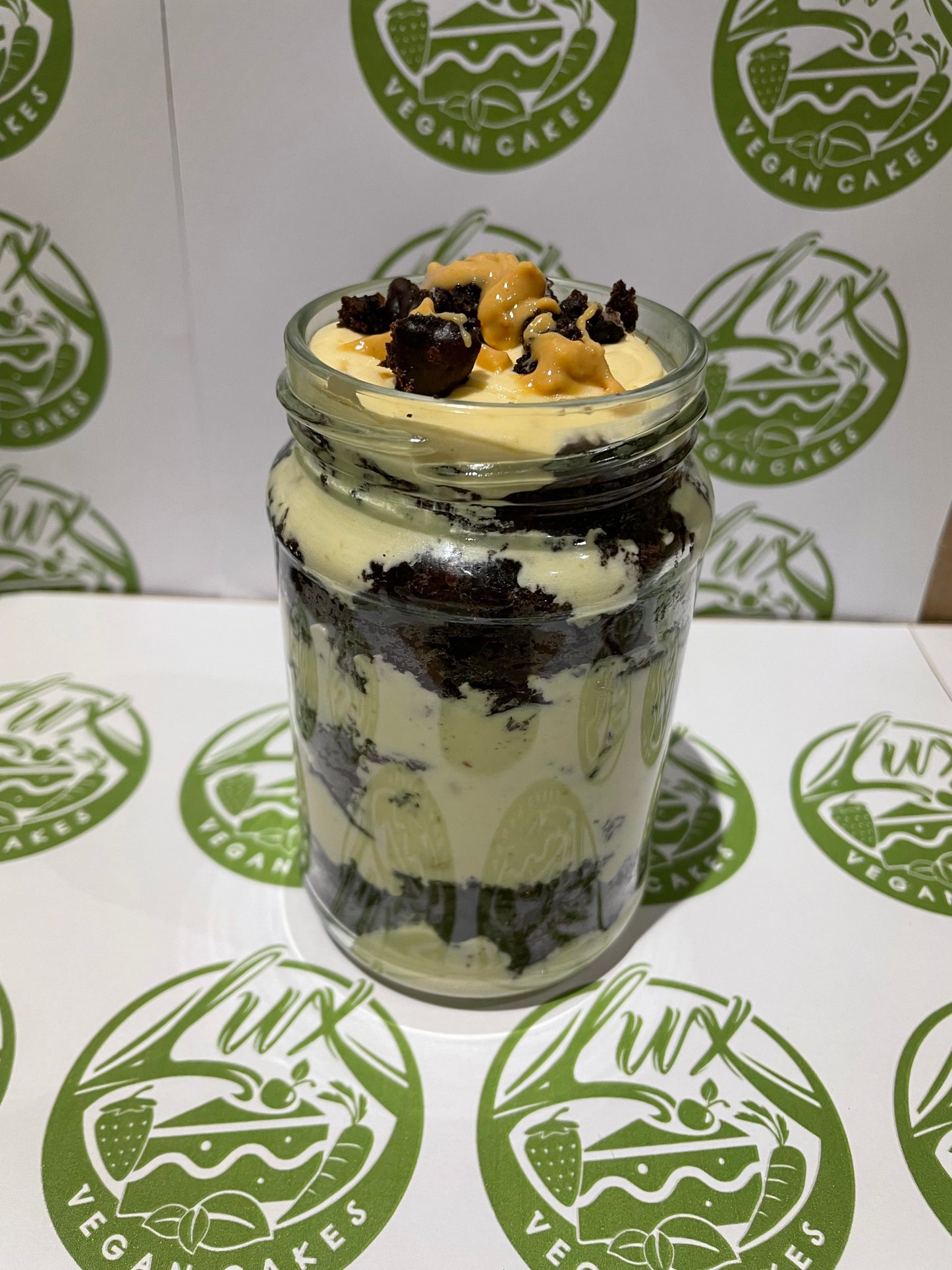 Peanut butter Oreo cake jar