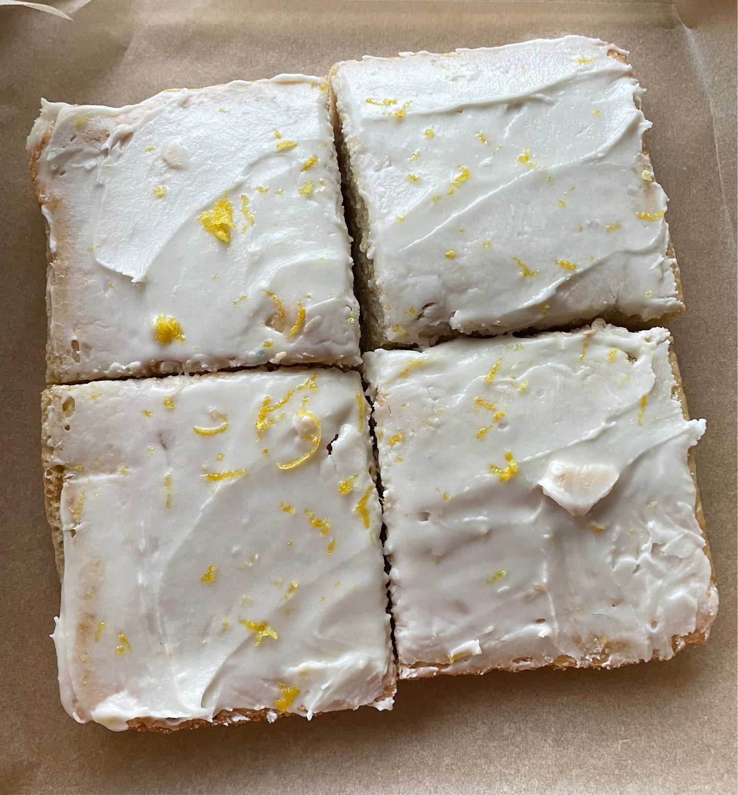 Lemon Drizzle Blondie
