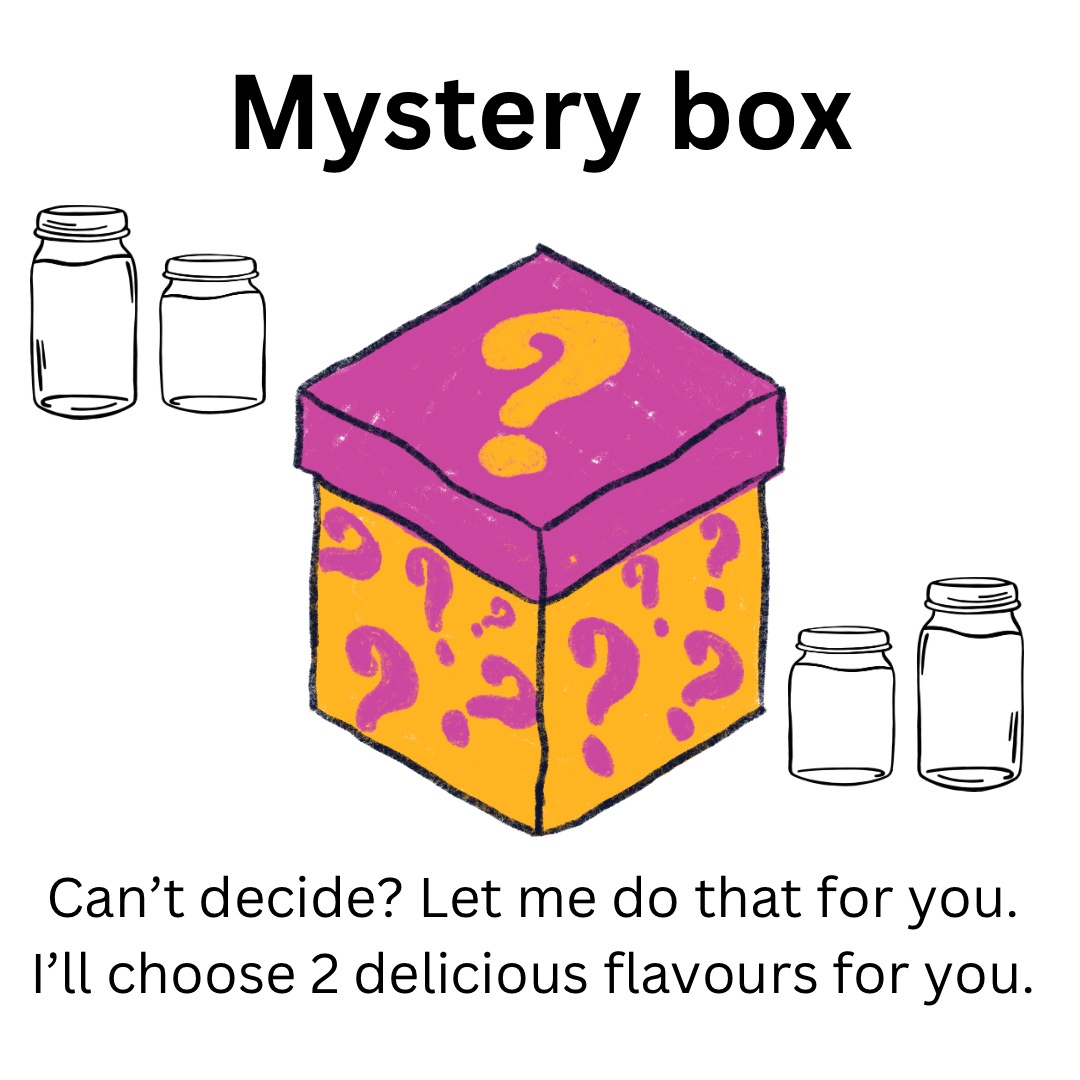 Mystery pack of 2 Medium Cake Jars
