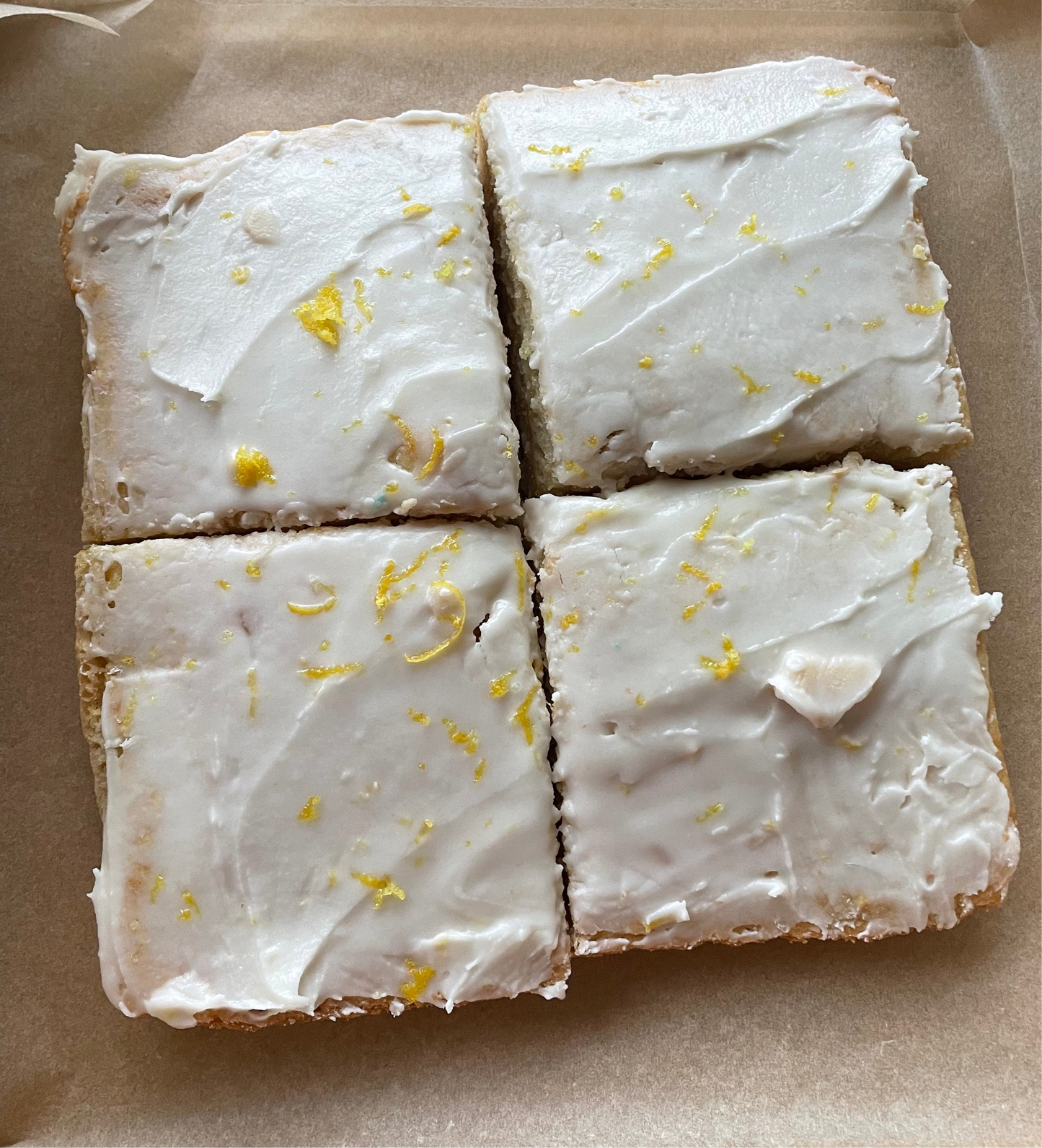 Lemon Drizzle Blondie