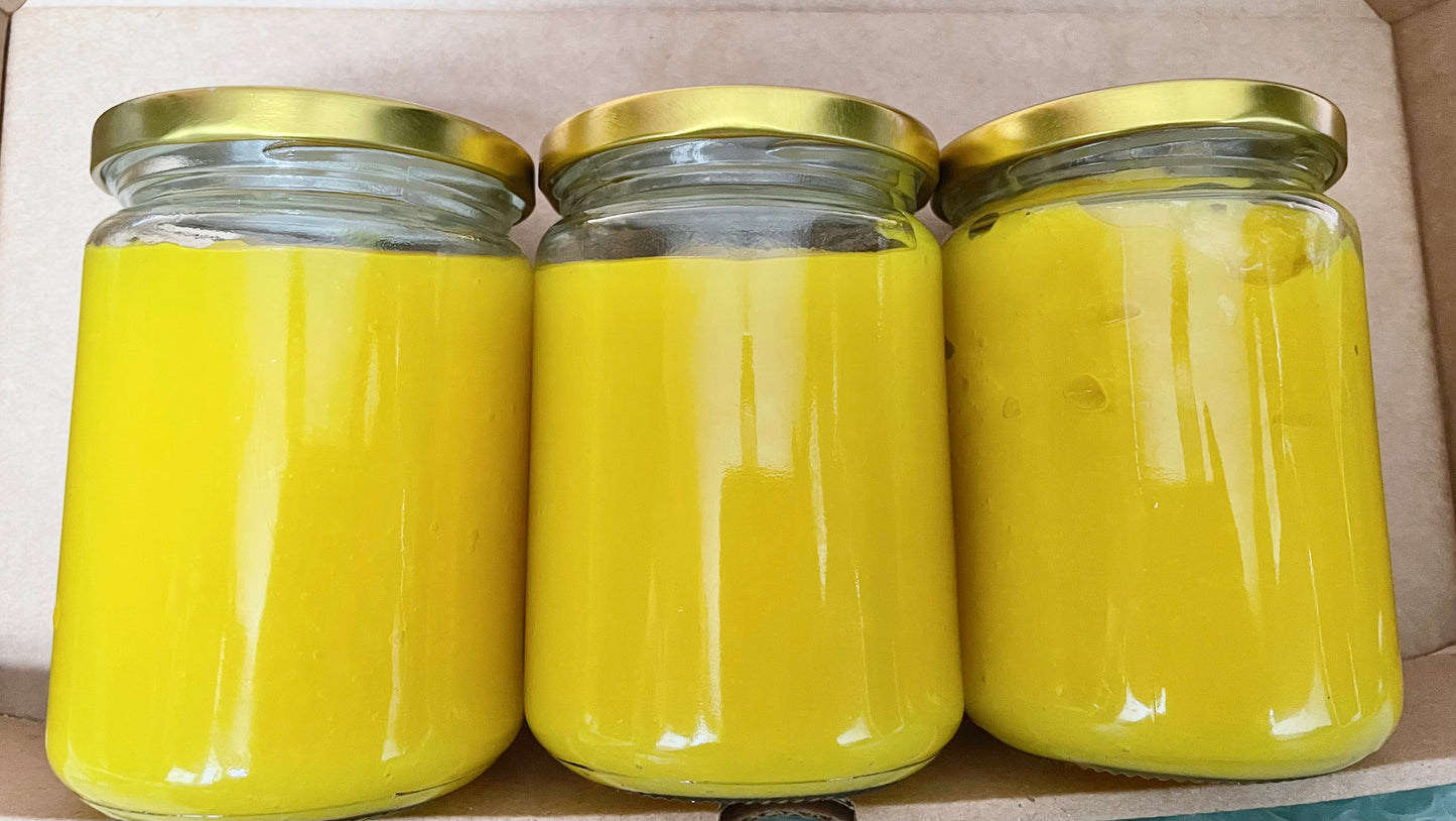 Vegan lemon curd medium Jars