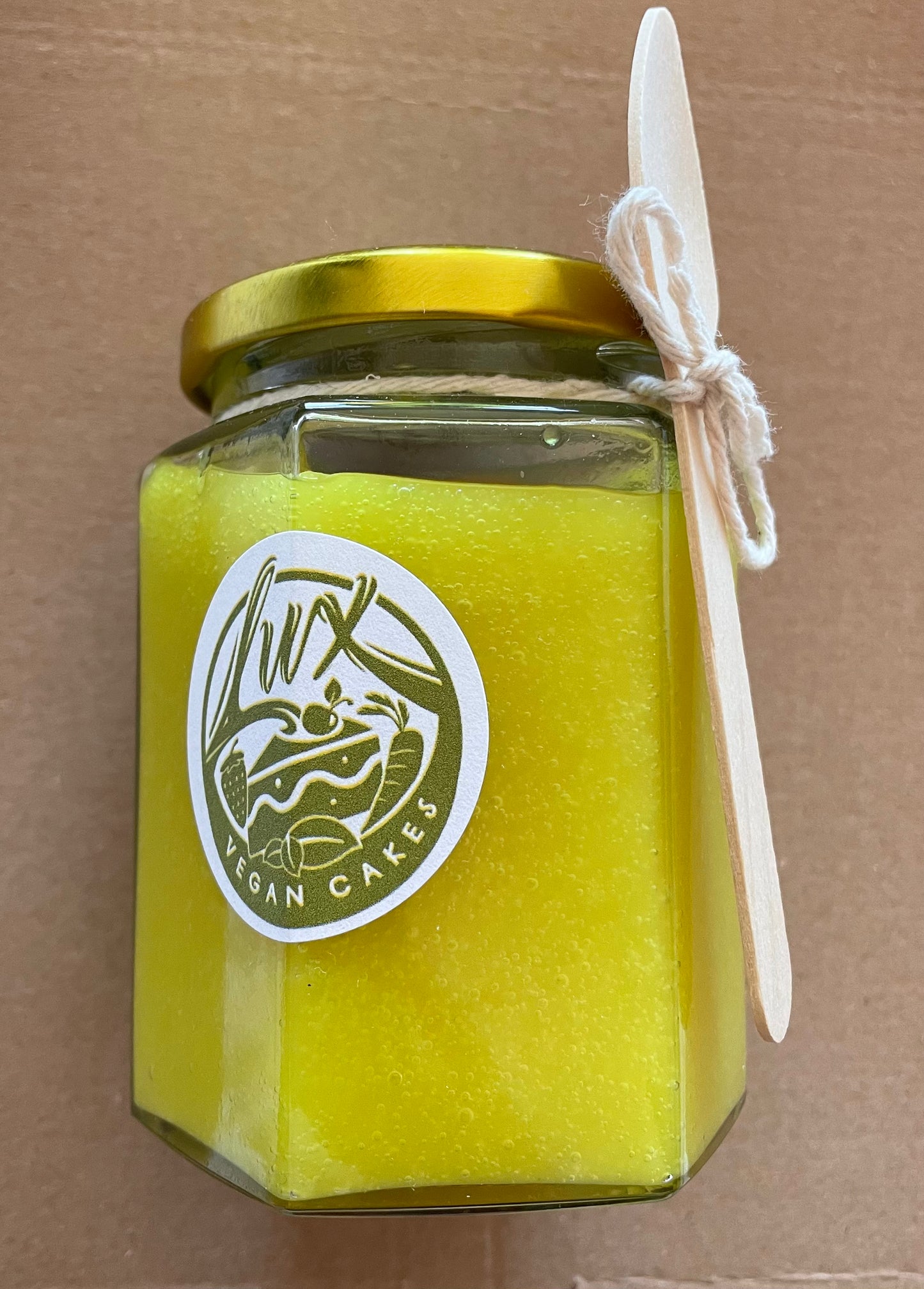 Vegan lemon curd medium Jars