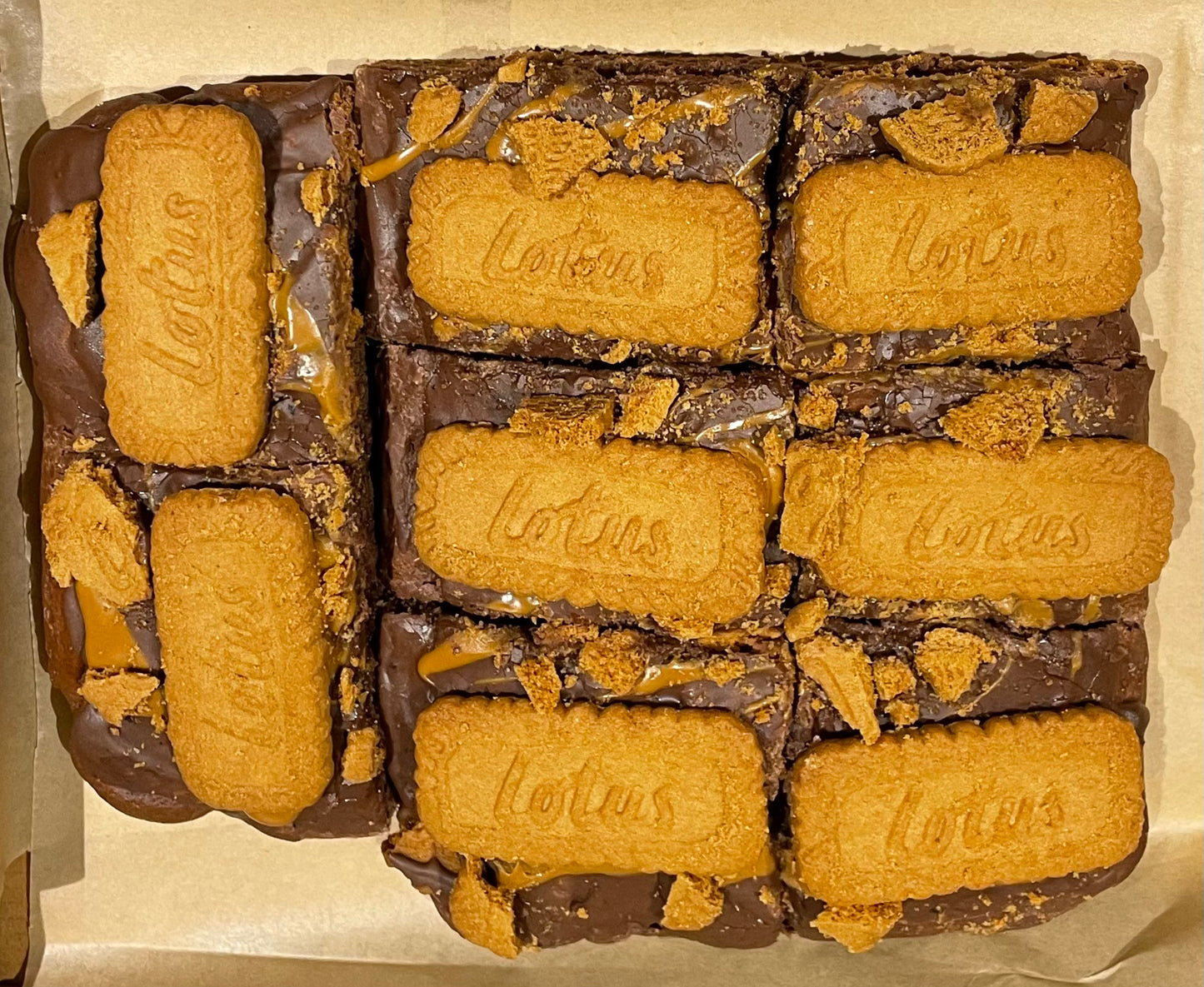 Biscoff Chocolate Brownie cakes