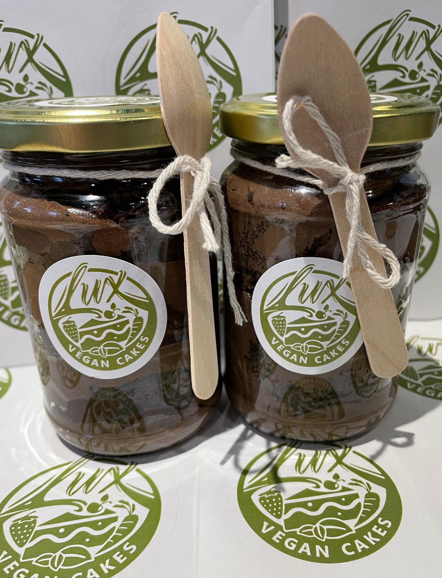 Chocolate Cake Jars