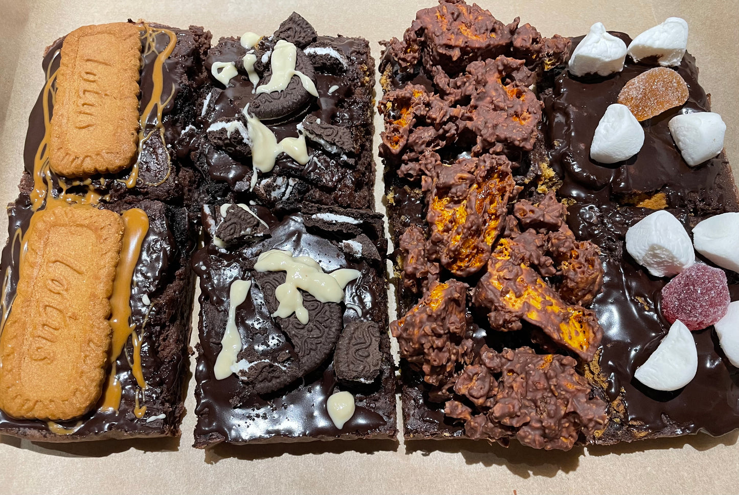 New Mixed Chocolate Brownies
