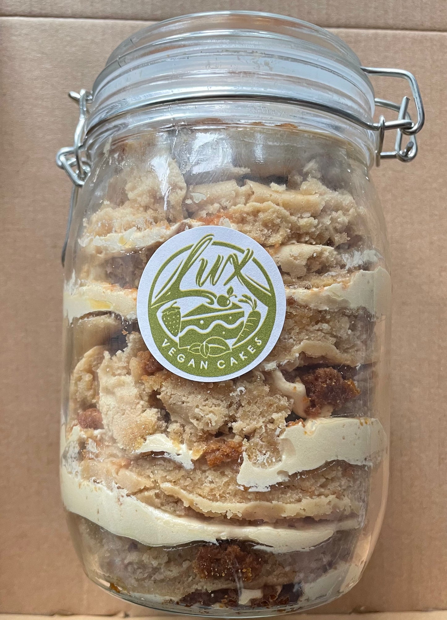 XL Biscoff Cake in a Jar