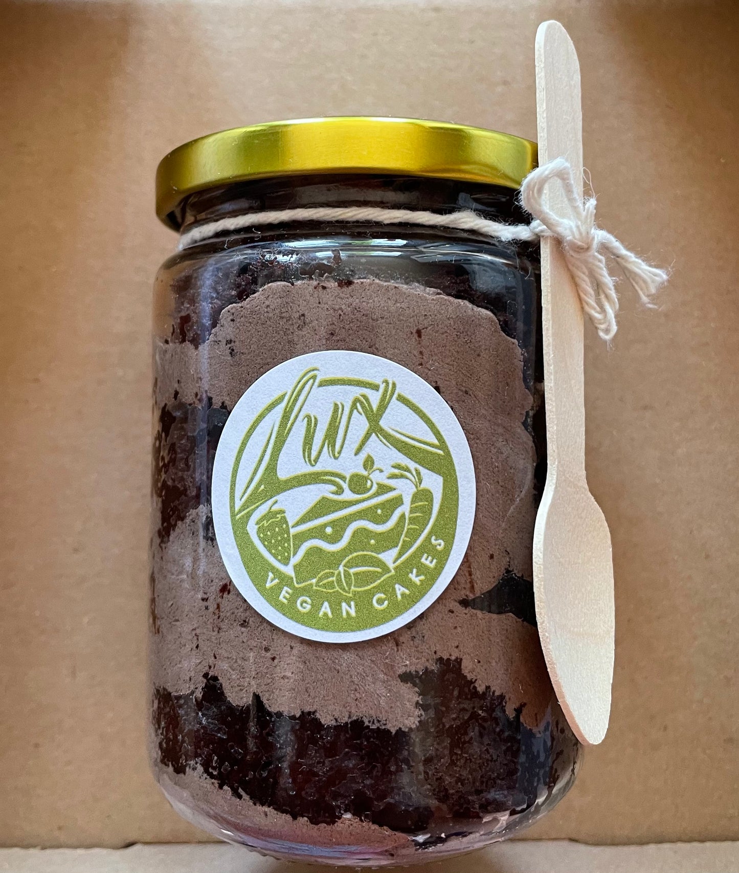 Gluten free Vegan Chocolate Medium Cake Jars