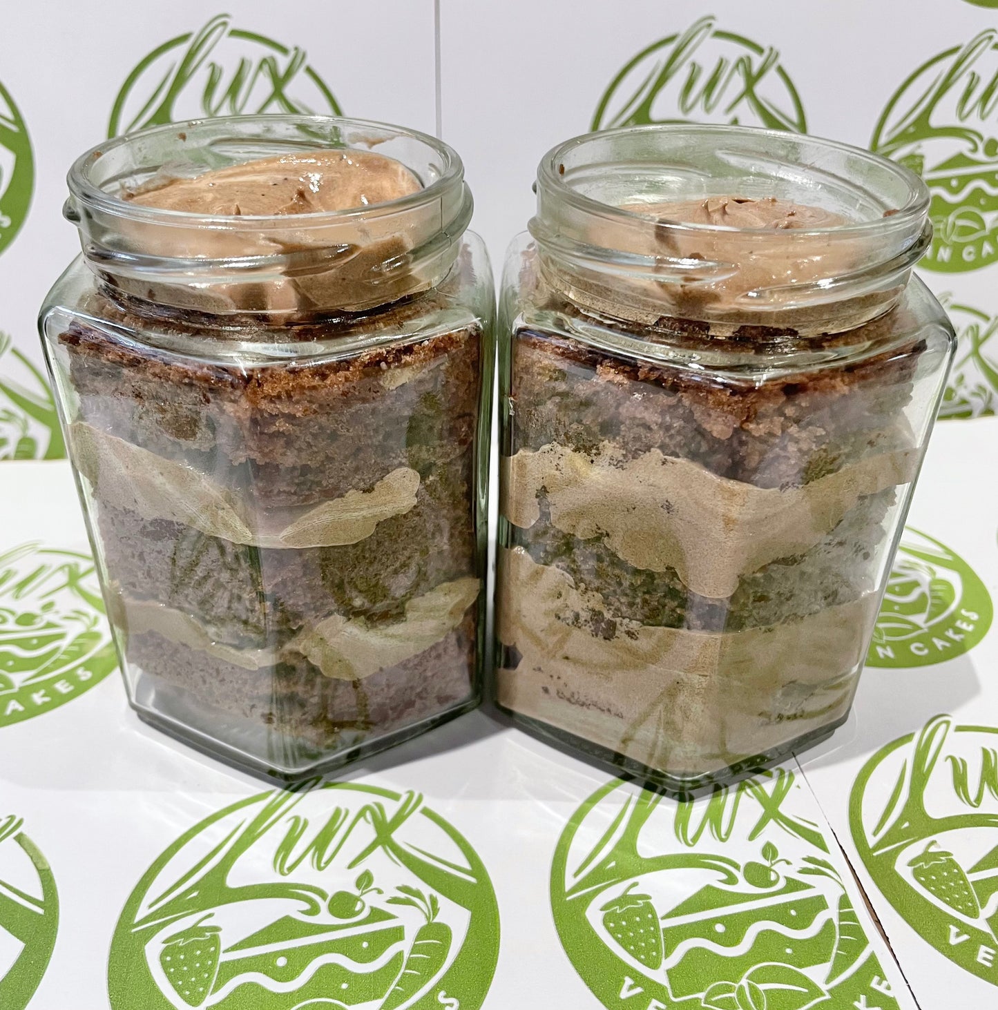 Gluten free Vegan Chocolate Medium Cake Jars