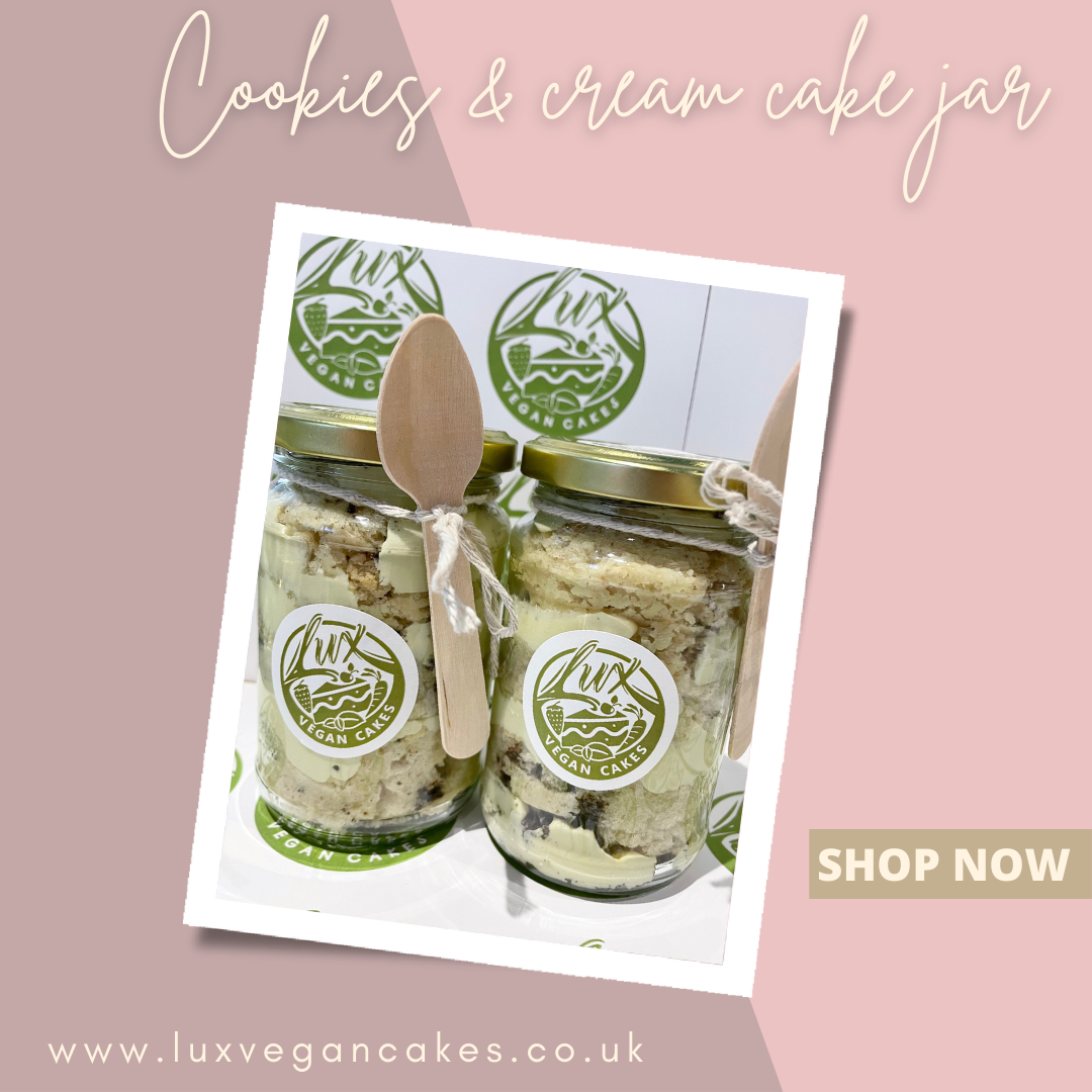 Cookies and Cream Medium Cake Jars