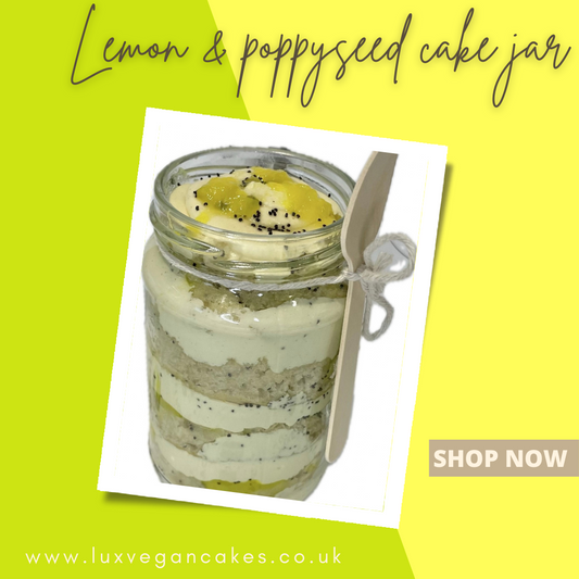 Lemon and Poppyseed Medium Cake Jars
