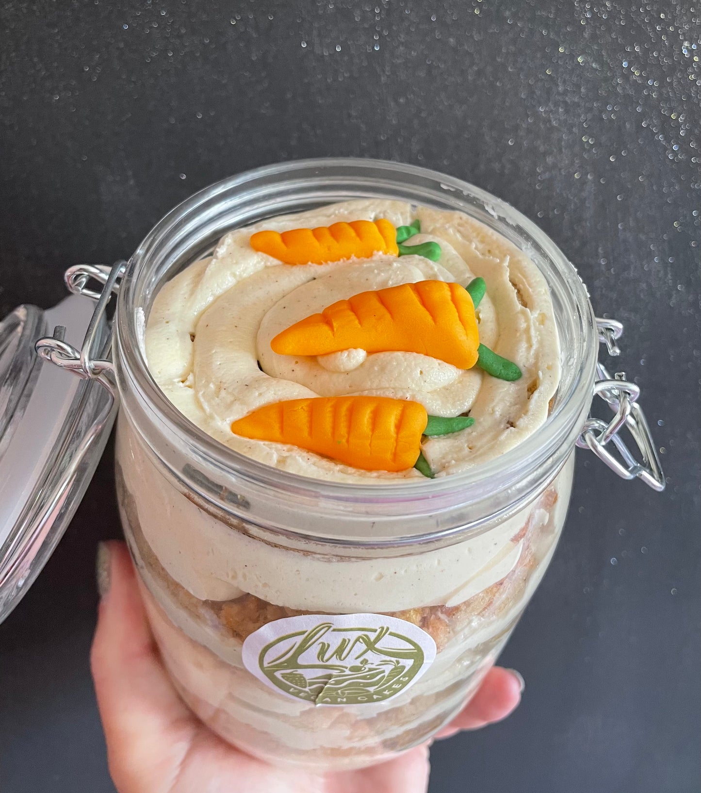 XL Carrot Cake in a Jar