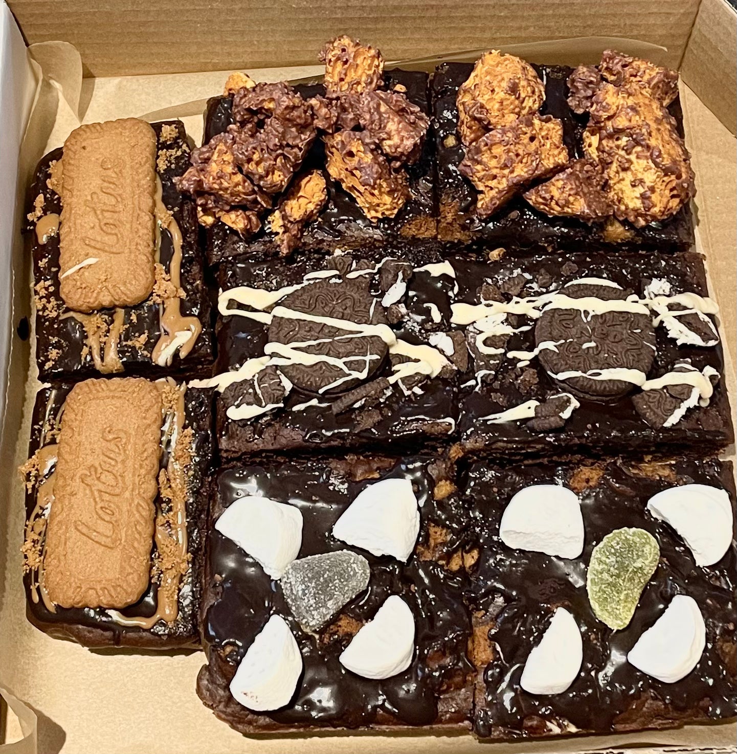 New Mixed Chocolate Brownies