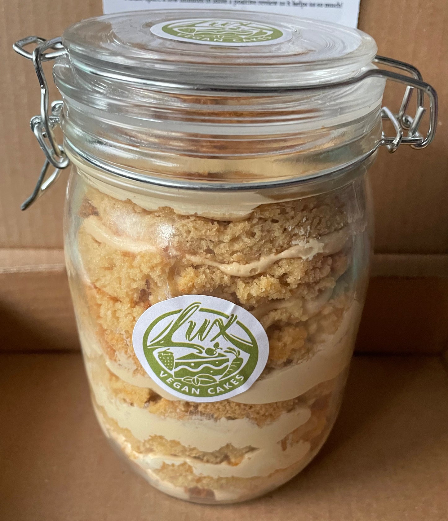 XL Biscoff Cake in a Jar