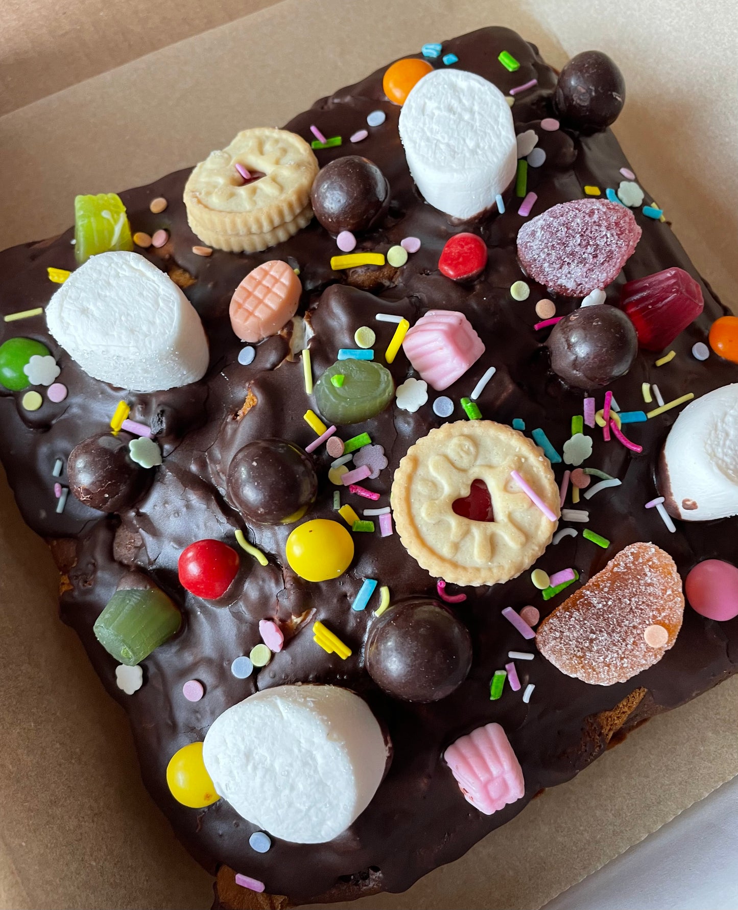 Rocky Road Freak Cake