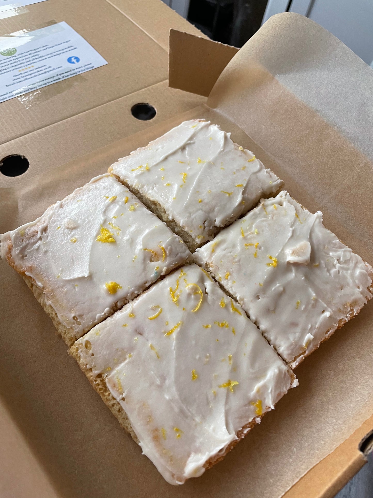 Lemon Drizzle Blondie