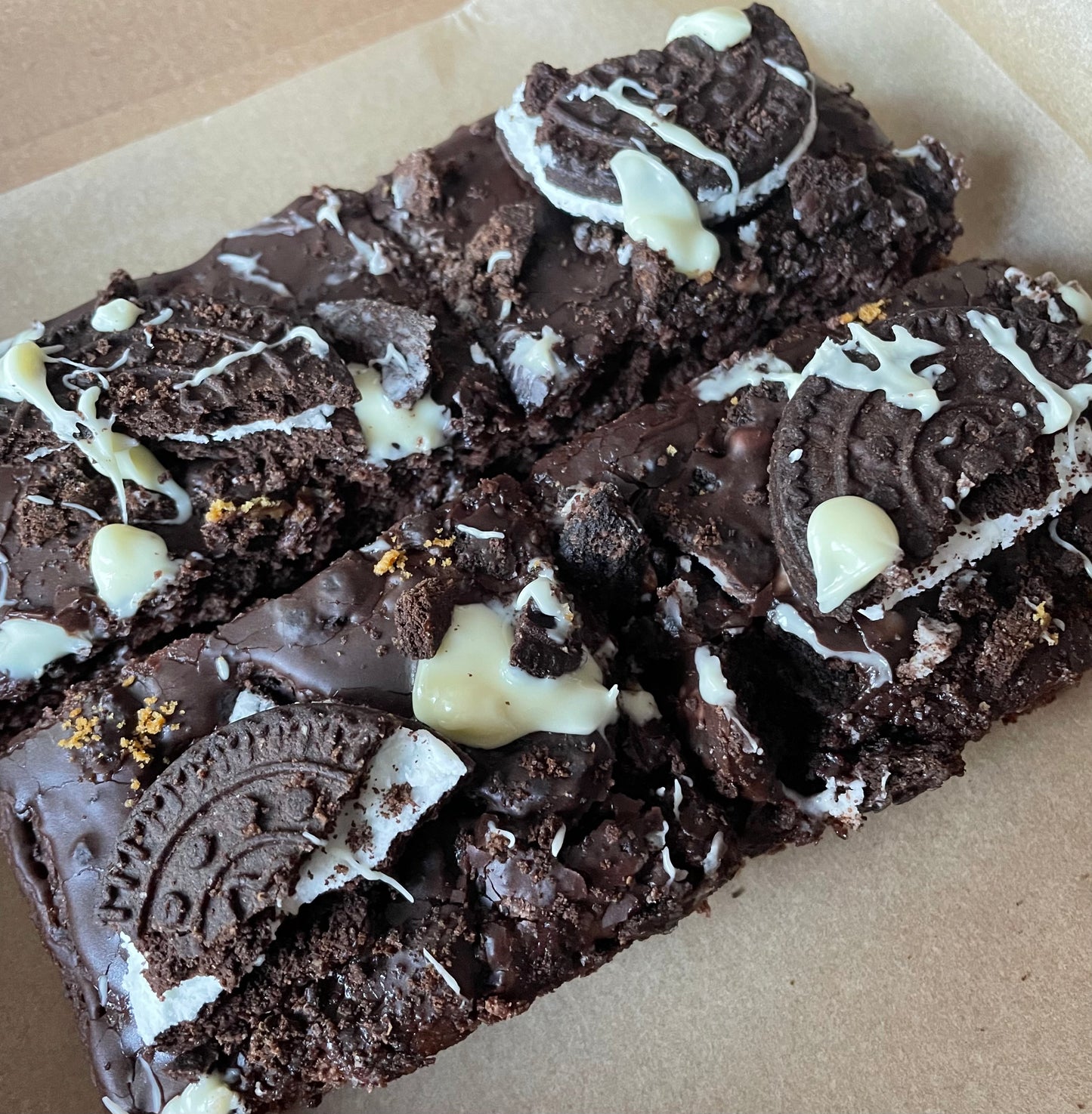 Chocolate Oreo Brownies