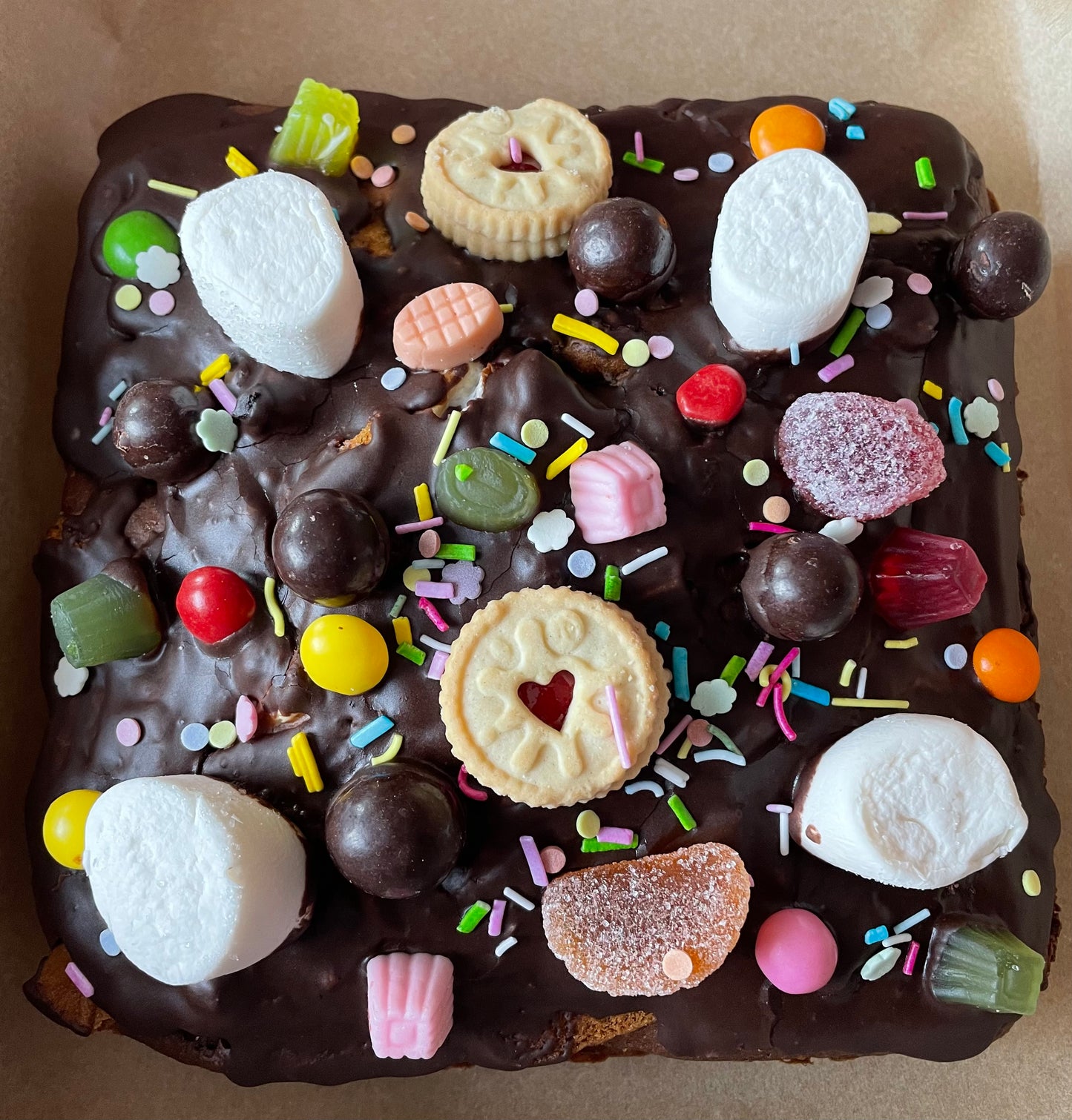 Rocky Road Freak Cake