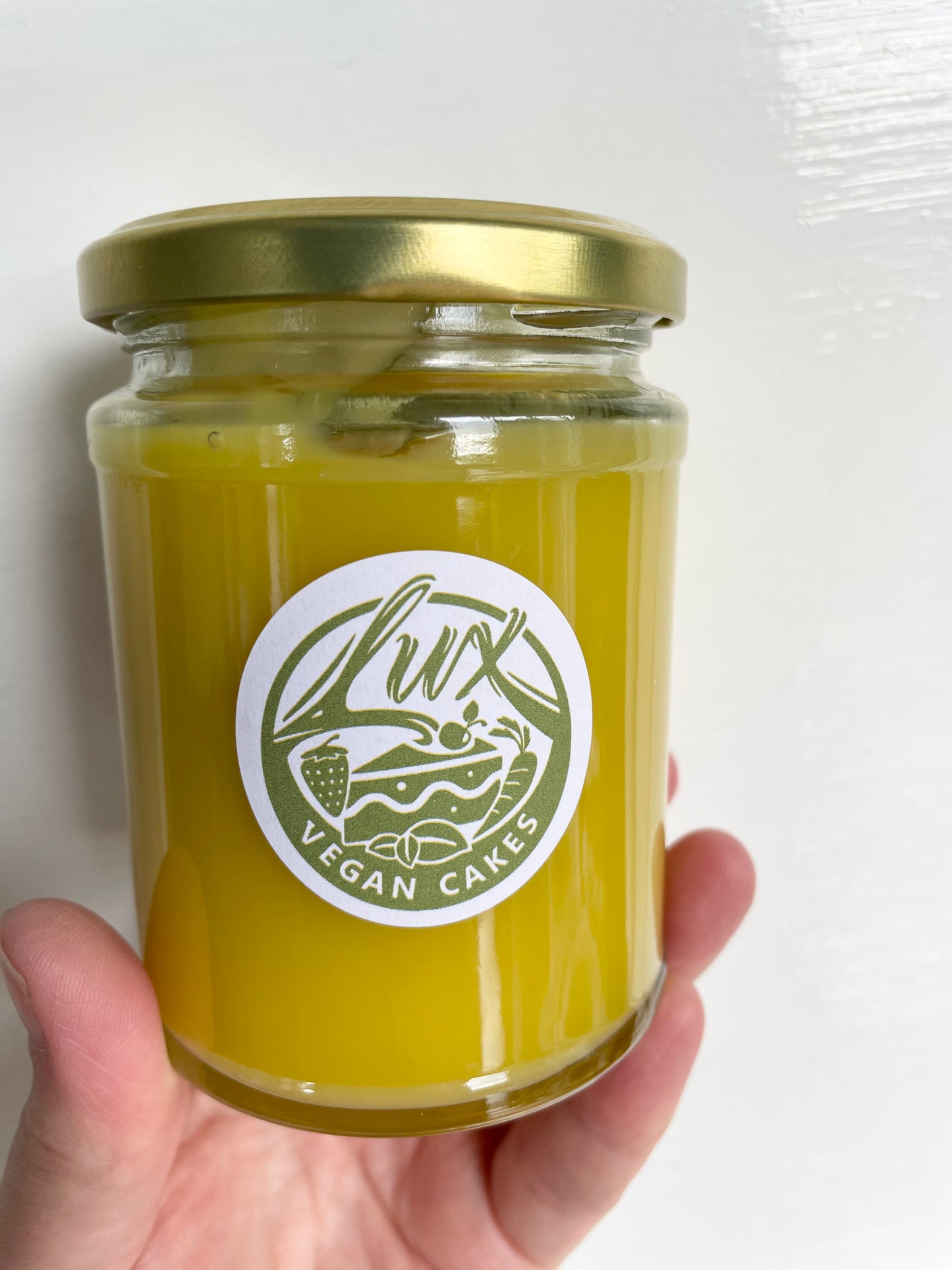 Vegan lemon curd medium Jars