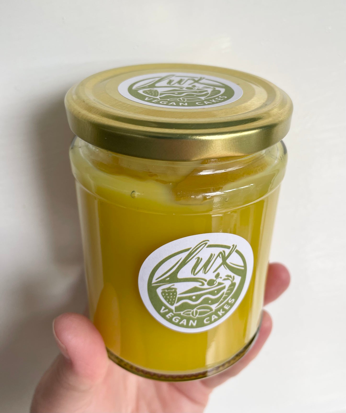 Vegan lemon curd medium Jars