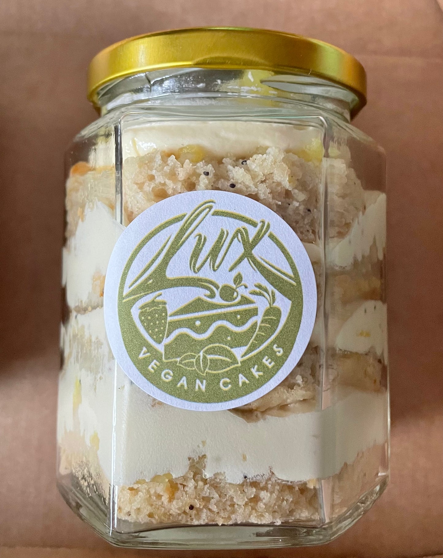 Lemon and Poppyseed Medium Cake Jars