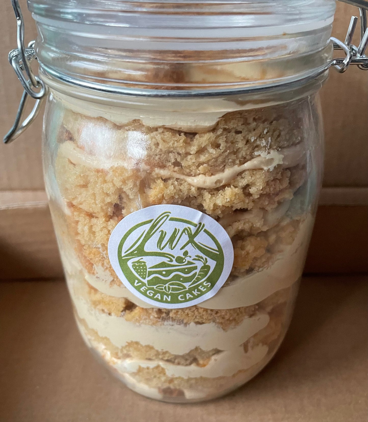 XL Biscoff Cake in a Jar