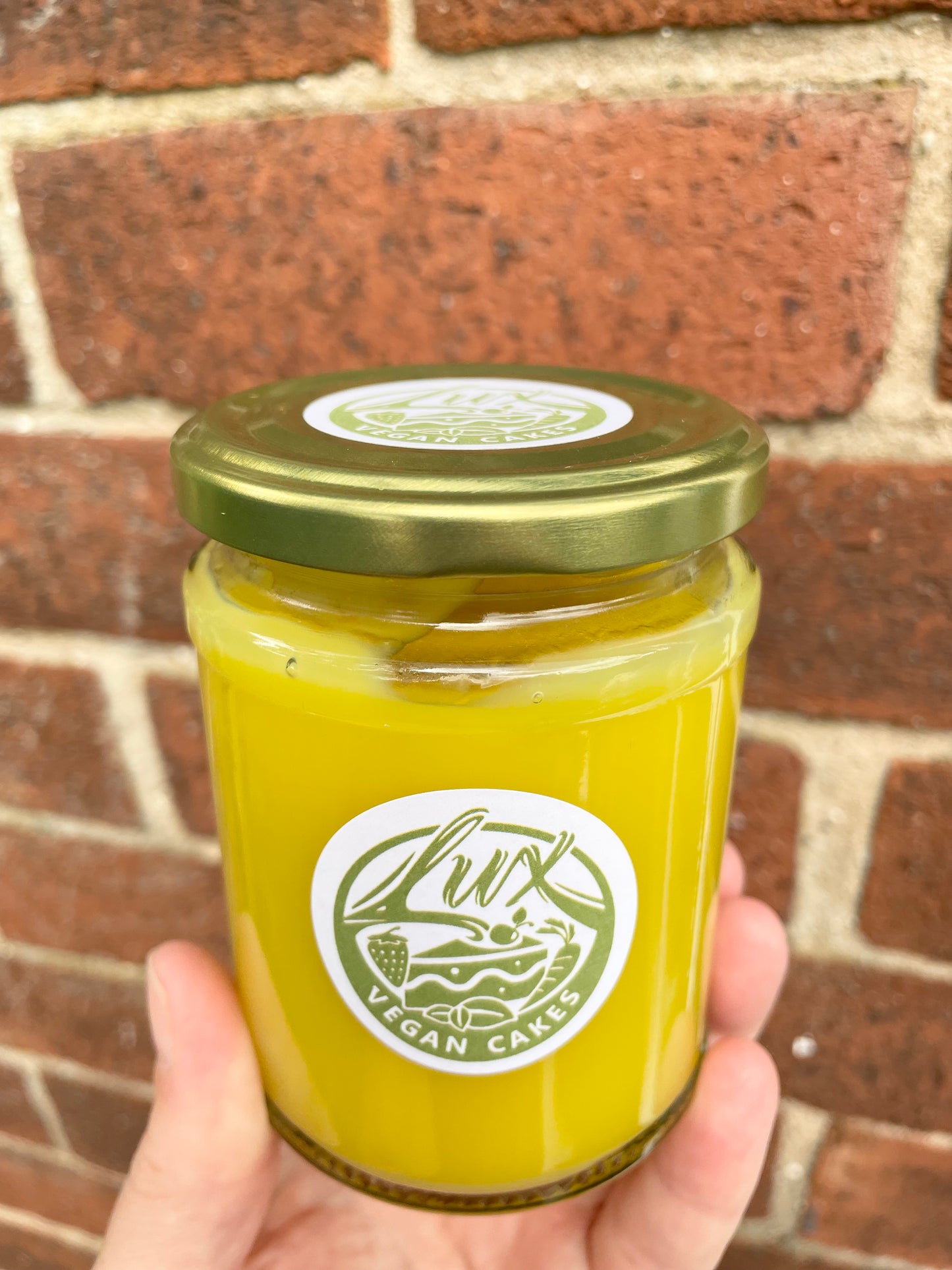 Vegan lemon curd medium Jars