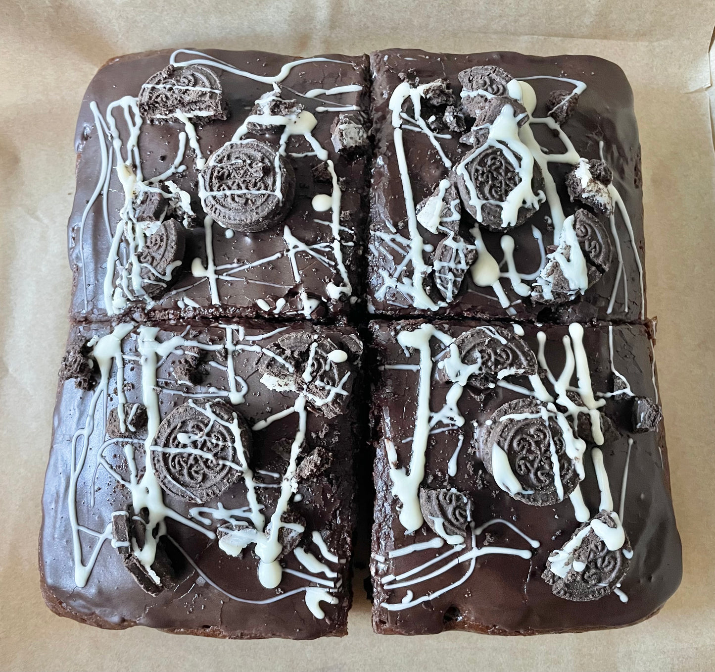 Chocolate Oreo Brownies