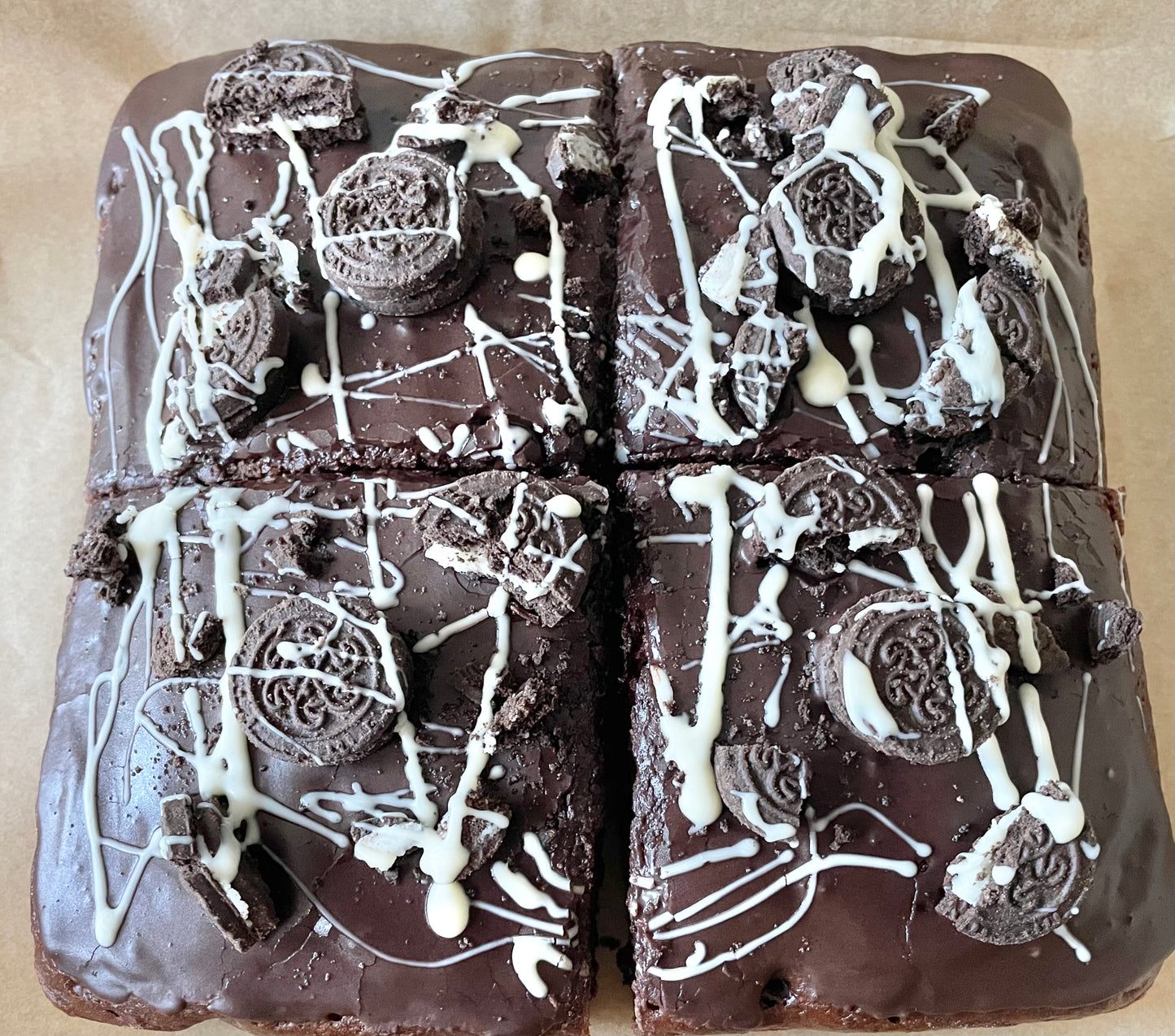 Chocolate Oreo Brownies