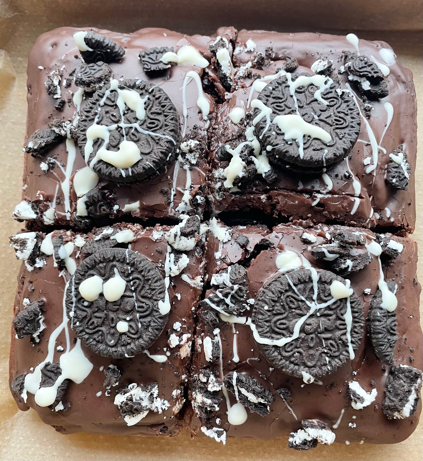 Chocolate Oreo Brownies