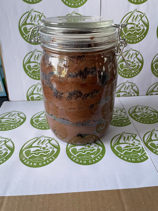 XL Chocolate Cake in a Jar