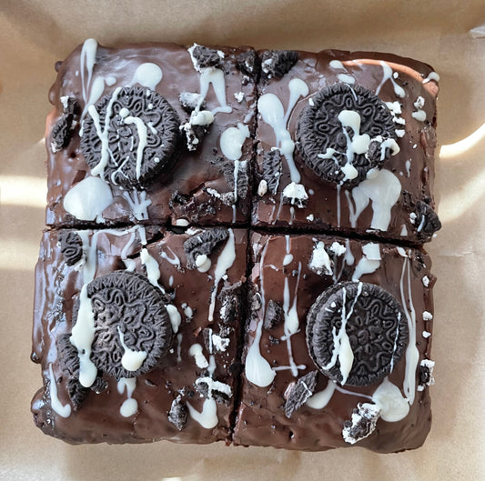 Chocolate Oreo Brownies