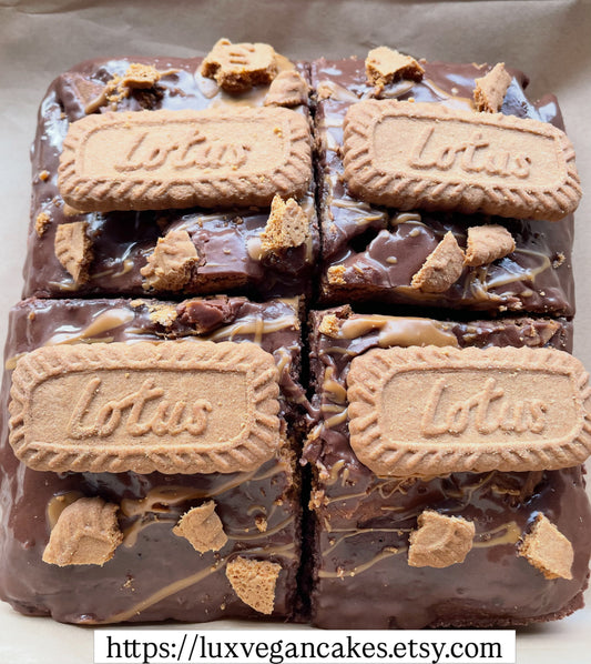 Biscoff Chocolate Brownie cakes