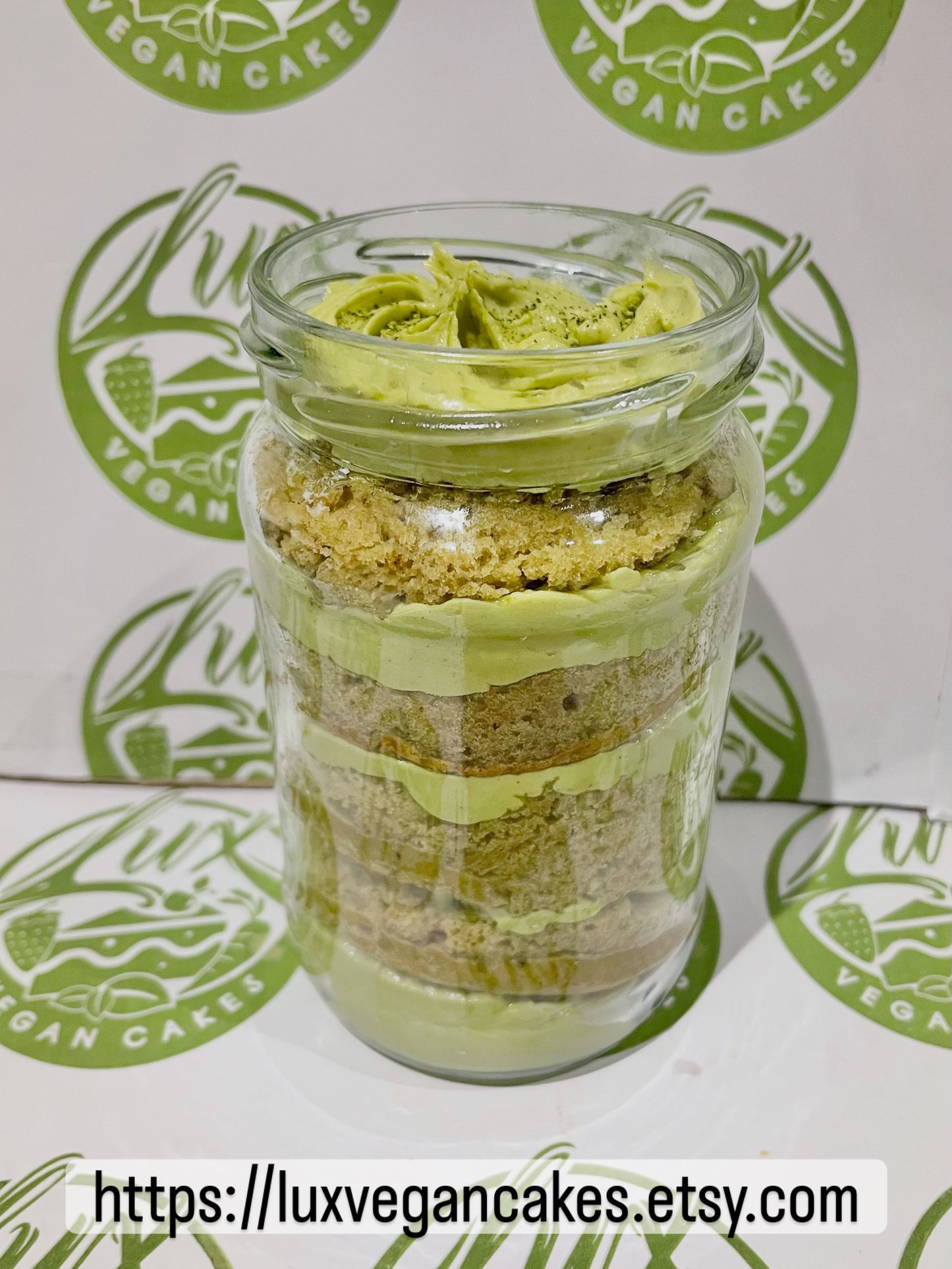 Vegan Matcha Cake Jars medium