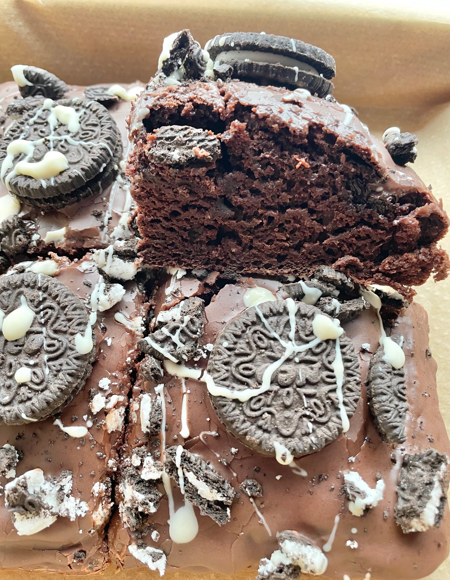 Chocolate Oreo Brownies