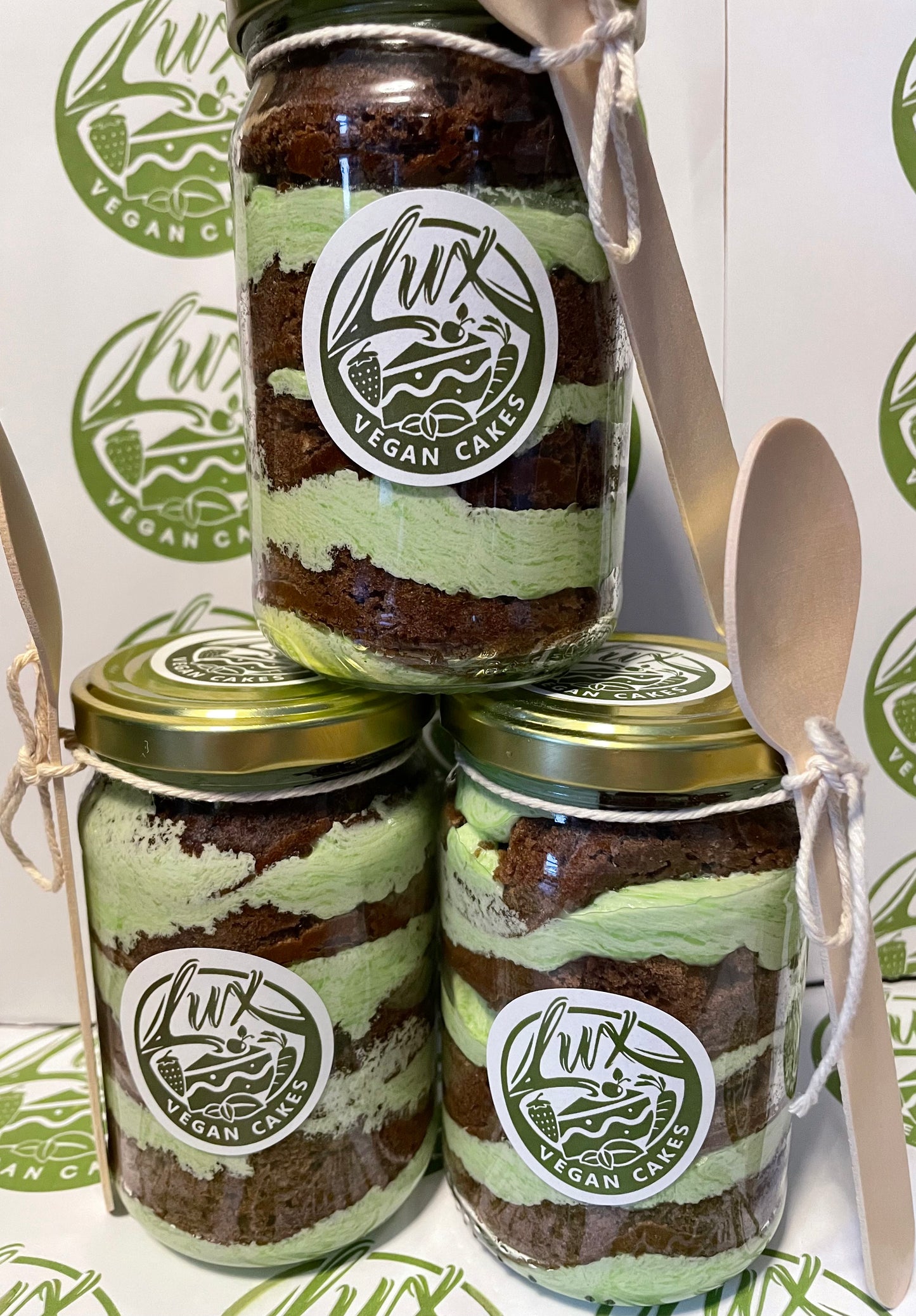 Mint chocolate Medium Cake Jars