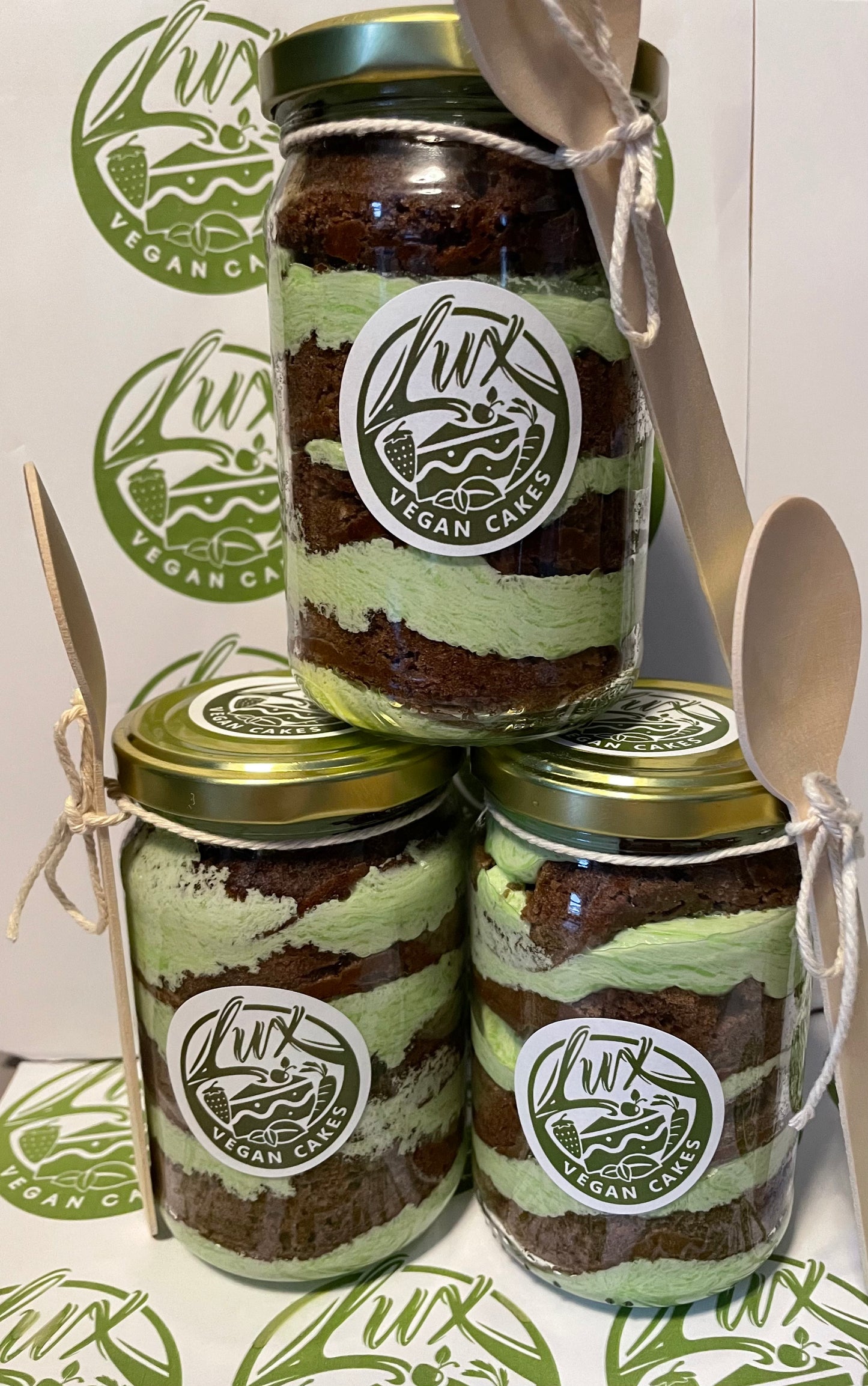 Mint chocolate Medium Cake Jars