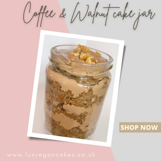 Coffee and walnut cake Medium Cake Jars