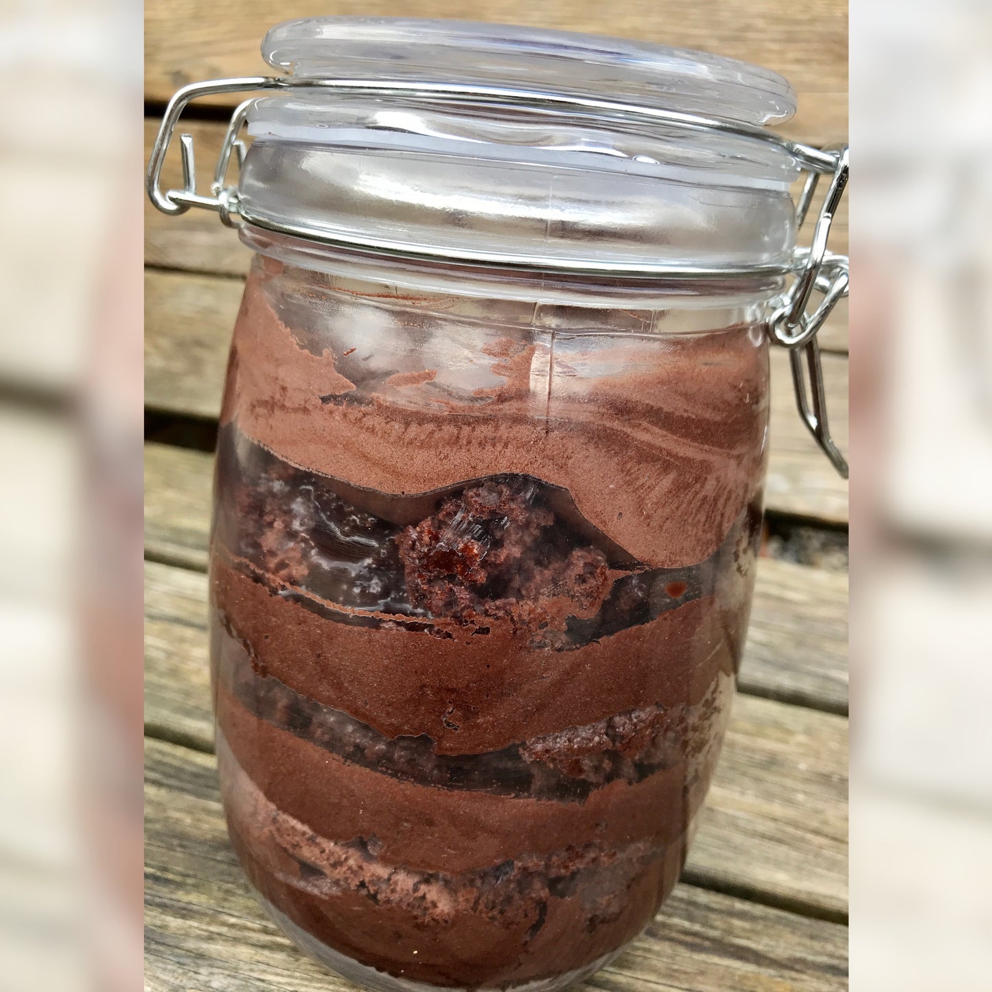 XL Chocolate Cake in a Jar